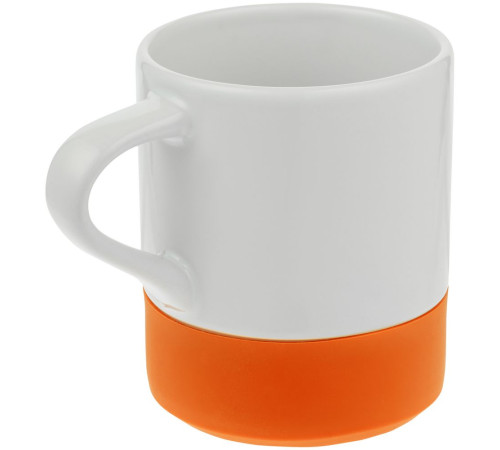 Кружка с силиконовой подставкой Protege, оранжевая