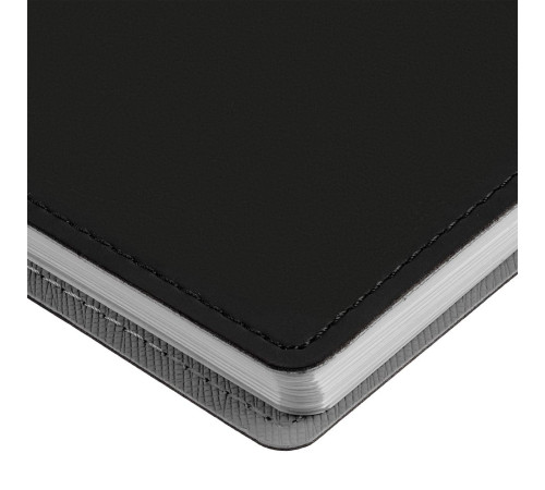 Ежедневник Spring Shall, недатированный, черный с серым