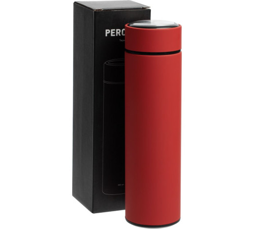 Термос с ситечком Percola, красный