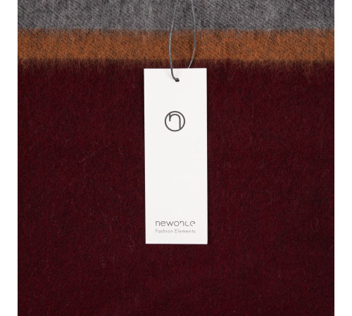 Шарф Charming, коричневый с оранжевым