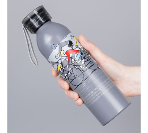 Бутылка для воды Brooke, матовая серая