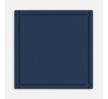 Лейбл из ПВХ Dzeta, L, темно-синий