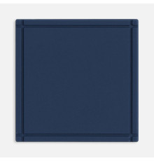 Лейбл из ПВХ Dzeta, L, темно-синий