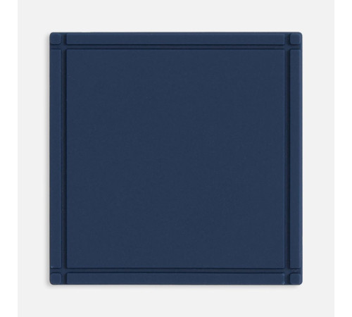 Лейбл из ПВХ Dzeta, L, темно-синий