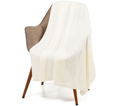 Плед Bambolay, молочно-белый