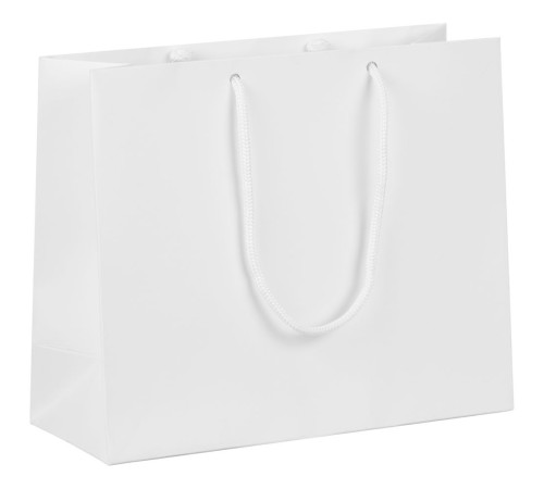 Пакет бумажный с ламинацией Lami Tote S, белый