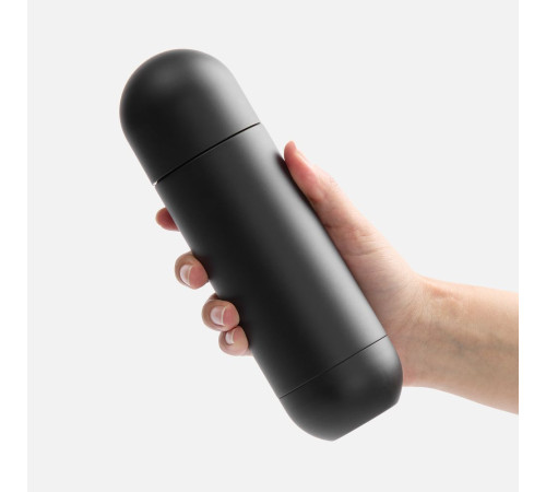 Термос Tubula Soft Touch, черный