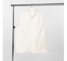 Жилет унисекс Oblako, молочно-белый