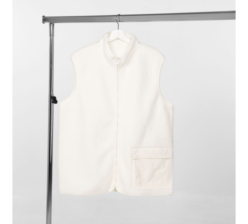 Жилет унисекс Oblako, молочно-белый