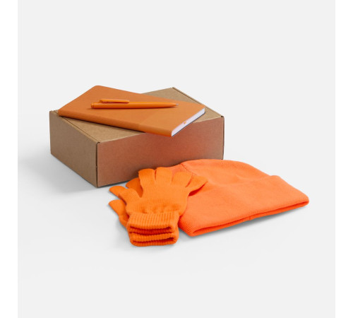 Набор Knit Warm, оранжевый