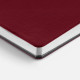 Ежедневник Nebraska Flex, недатированный, бордовый с серебристым