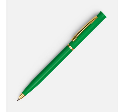 Ручка шариковая Euro Gold, зеленая