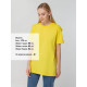 Футболка унисекс T-bolka 140, желтая