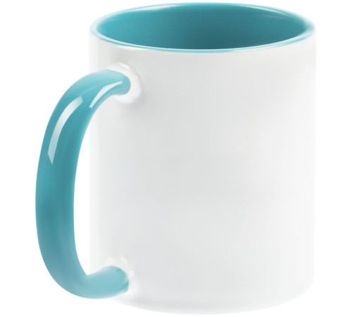 Кружка Promo Plus для сублимационной печати, бирюзовая