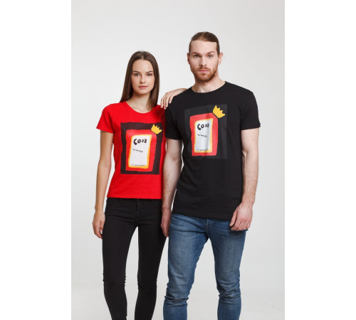 Футболка женская «Сода», красная