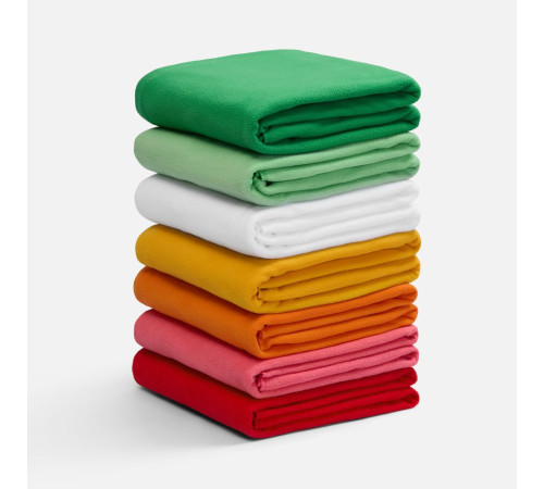 Флисовый плед Warm&Peace, зеленый