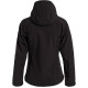Куртка женская Hooded Softshell черная
