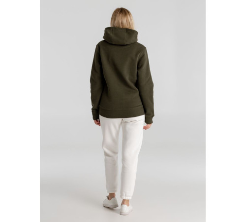 Толстовка с капюшоном унисекс King, хаки