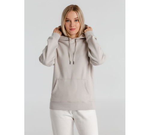 Толстовка с капюшоном унисекс King, дымчато-серая