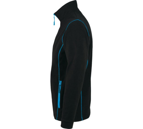 Куртка мужская Nova Men 200, черная с ярко-голубым