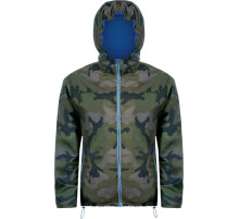 Ветровка Skate, камуфляж с синим