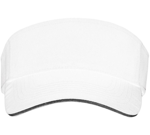 Козырек Ace, белый с черным