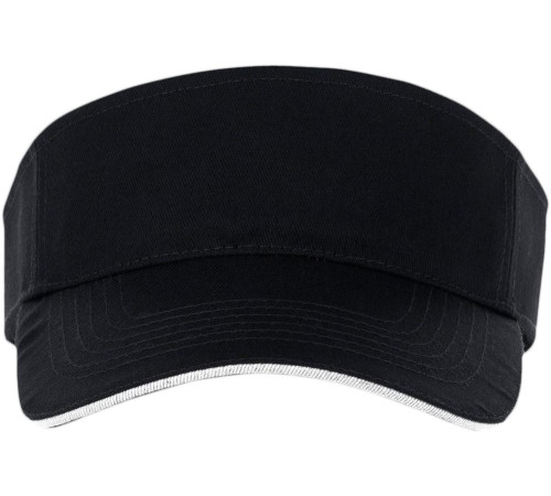 Козырек Ace, черный с белым