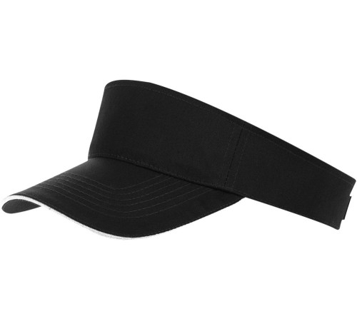 Козырек Ace, черный с белым