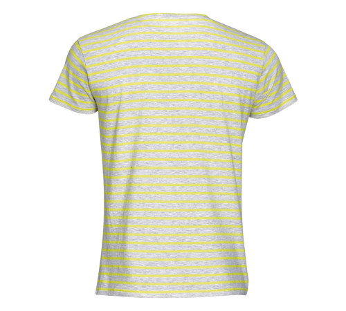 Футболка Miles Men серая с желтым