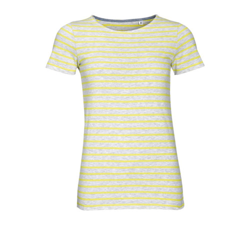 Футболка Miles Women серая с желтым