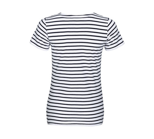 Футболка Miles Women белая с темно-синим