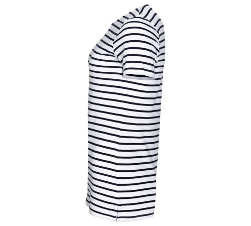 Футболка Miles Women белая с темно-синим