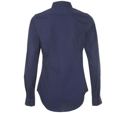 Рубашка женская Becker Women, темно-синяя с белым