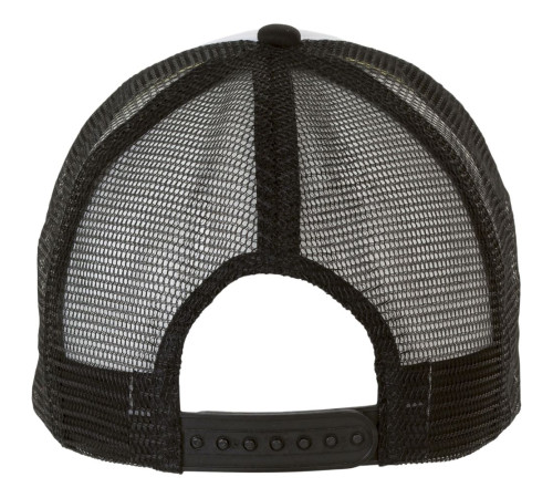 Бейсболка Bubble, черная с белым