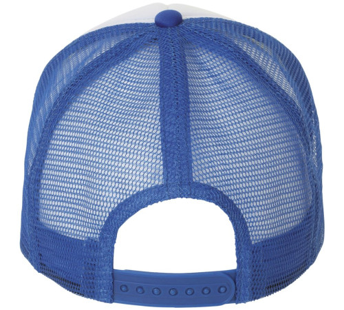 Бейсболка Bubble, синяя с белым