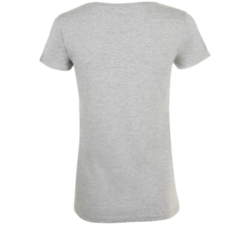 Футболка женская «Преодолень», серый меланж