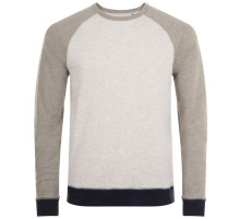 Толстовка унисекс Sandro, светло-серый меланж с темным меланжем