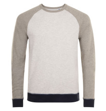 Толстовка унисекс Sandro, светло-серый меланж с темным меланжем