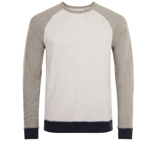 Толстовка унисекс Sandro, светло-серый меланж с темным меланжем