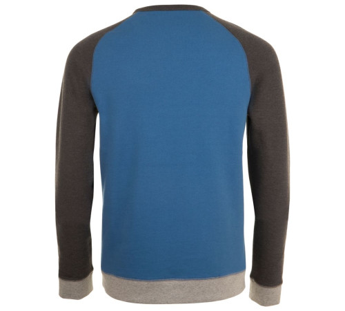 Толстовка унисекс Sandro, синяя с черным меланжем