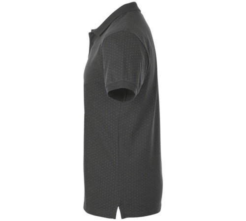 Рубашка поло мужская Brandy Men, темно-серая с белым