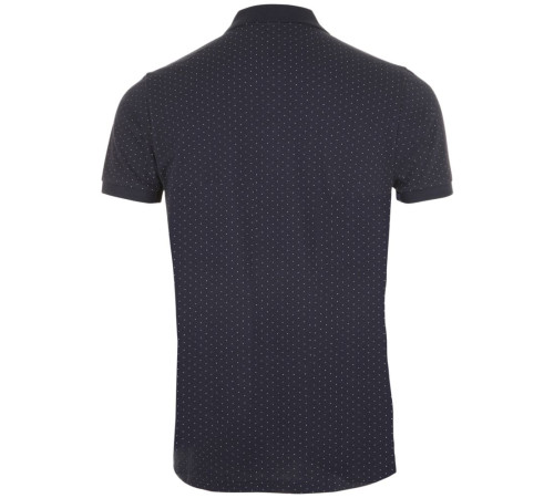 Рубашка поло мужская Brandy Men, темно-синяя с белым