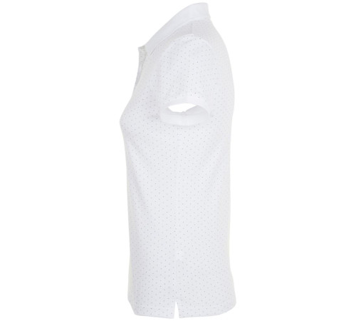 Рубашка поло женская Brandy Women, белая с темно-синим