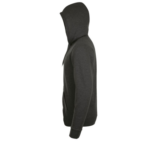 Толстовка унисекс Stone, черный меланж