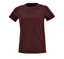 Футболка женская Imperial Fit Women, бордовый меланж