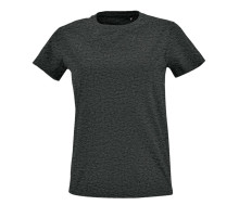 Футболка женская Imperial Fit Women, черный меланж