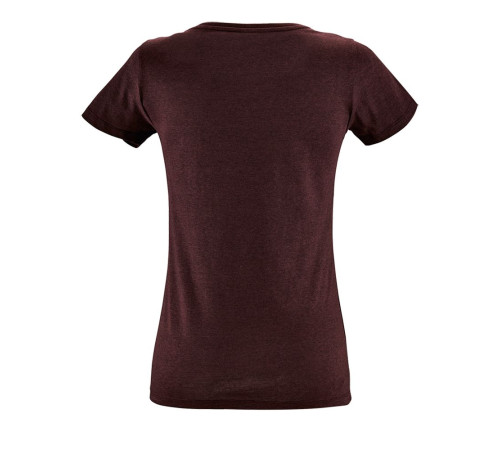 Футболка женская Regent Fit Women, бордовый меланж