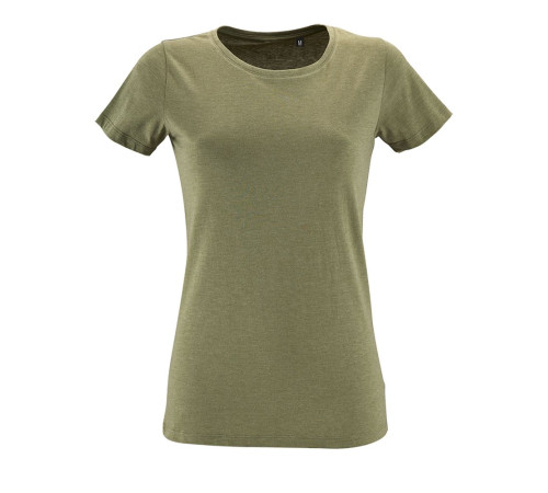 Футболка женская Regent Fit Women, меланж хаки