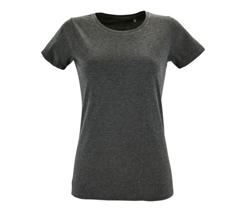 Футболка женская Regent Fit Women, черный меланж