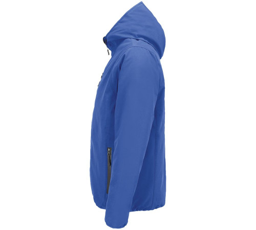 Куртка софтшелл с капюшоном мужская Falcon Men, ярко-синяя (royal)